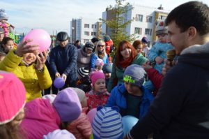 Дети ЖК Царево на празднике шоколада