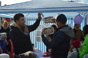 Победитель в конкурсе лайков на празднике шоколада